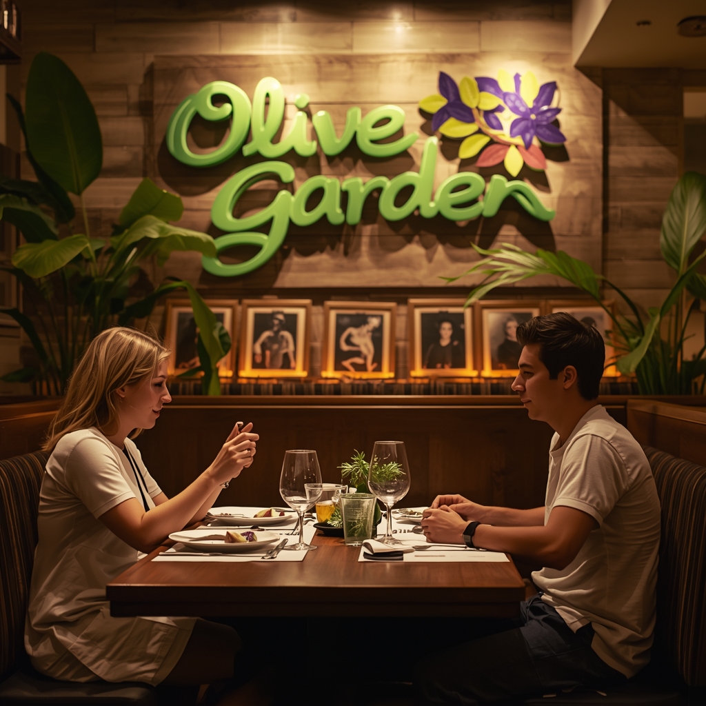 lucid origin olive garden with people eat in dine in 0